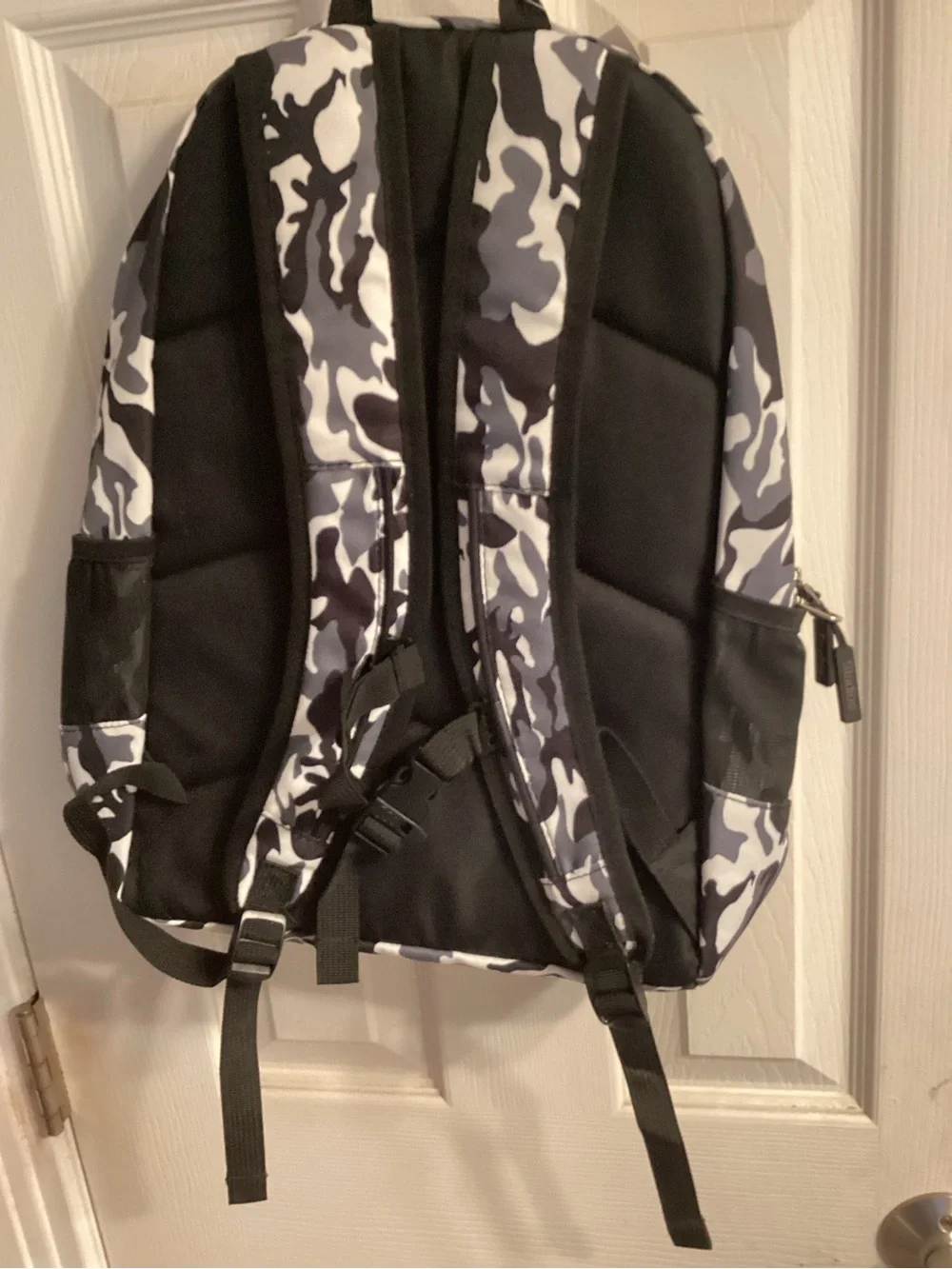 Universal Studios,Black & Gray Camo Backpack 🎒 Never Used